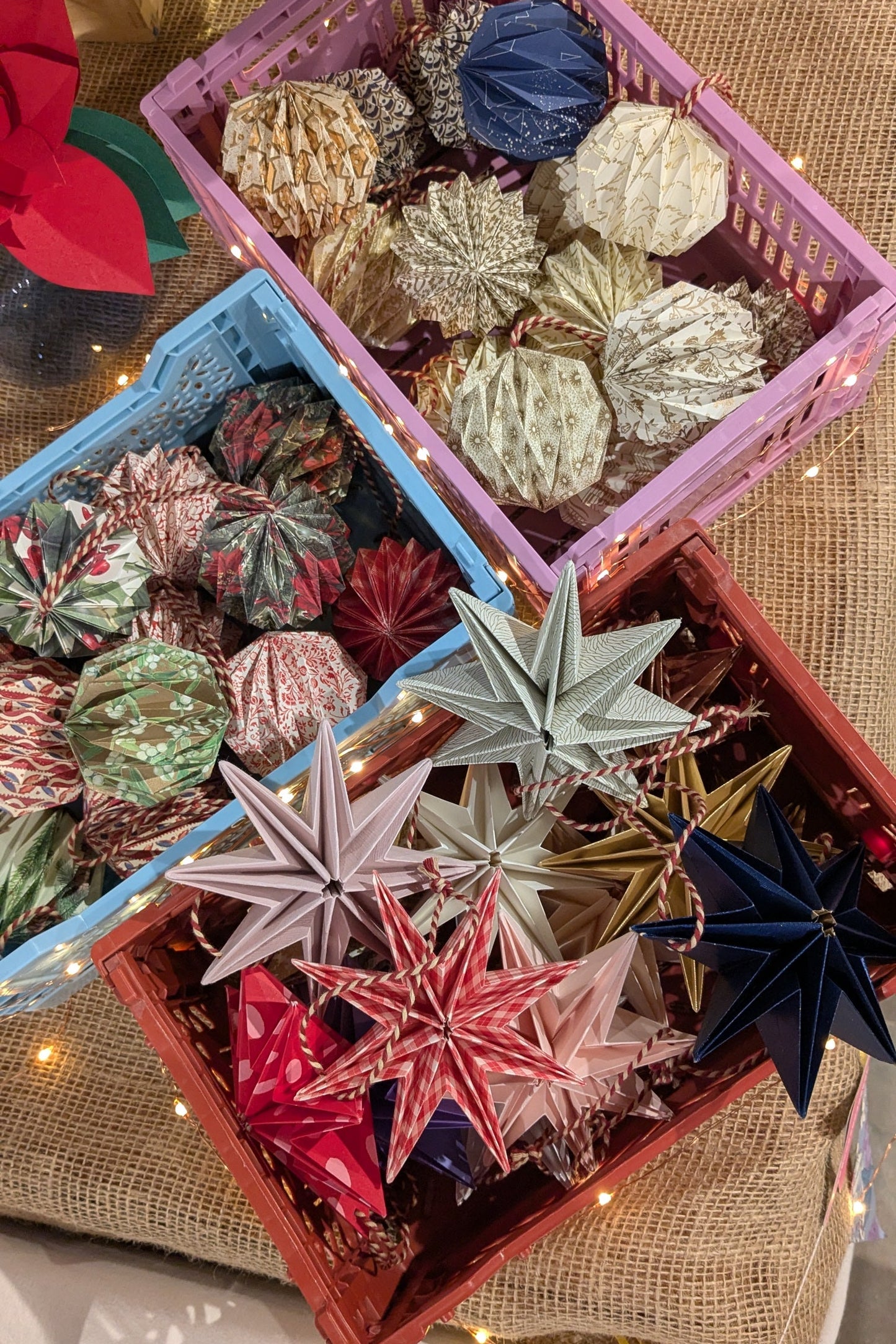 Ornamento natalizio - stella origami