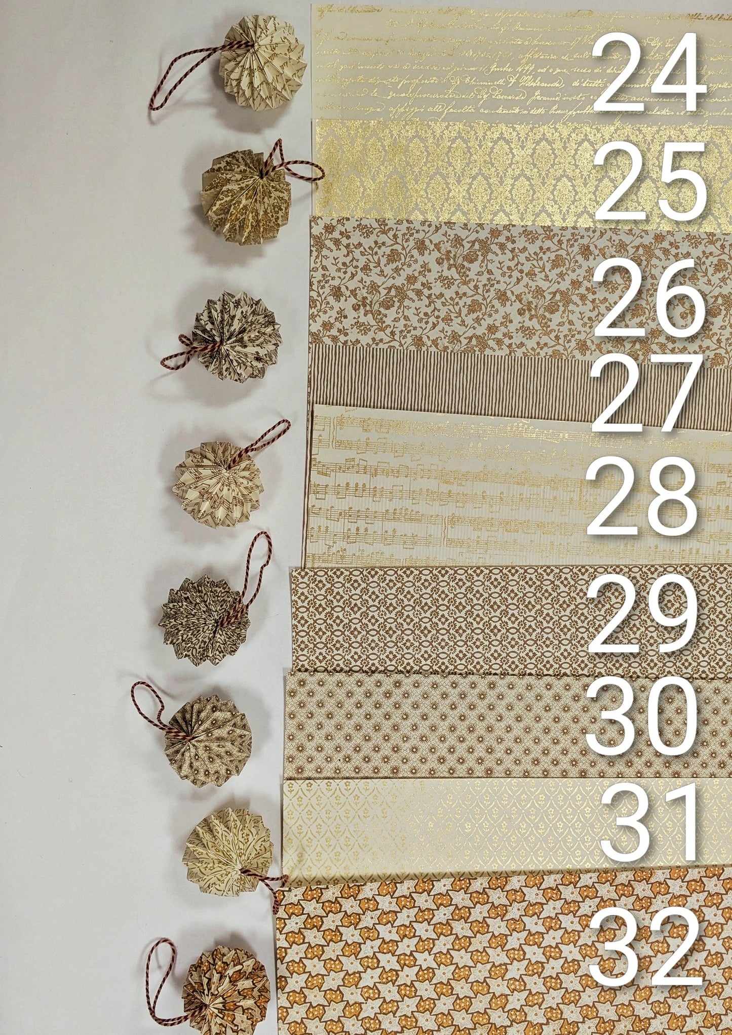 Ornamento natalizio - stella origami