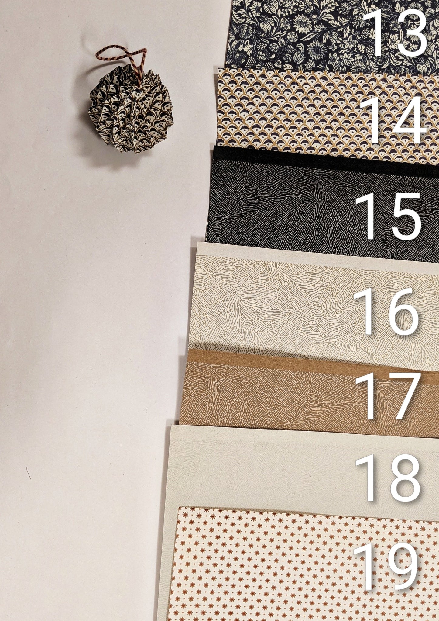 Ornamento natalizio - stella origami