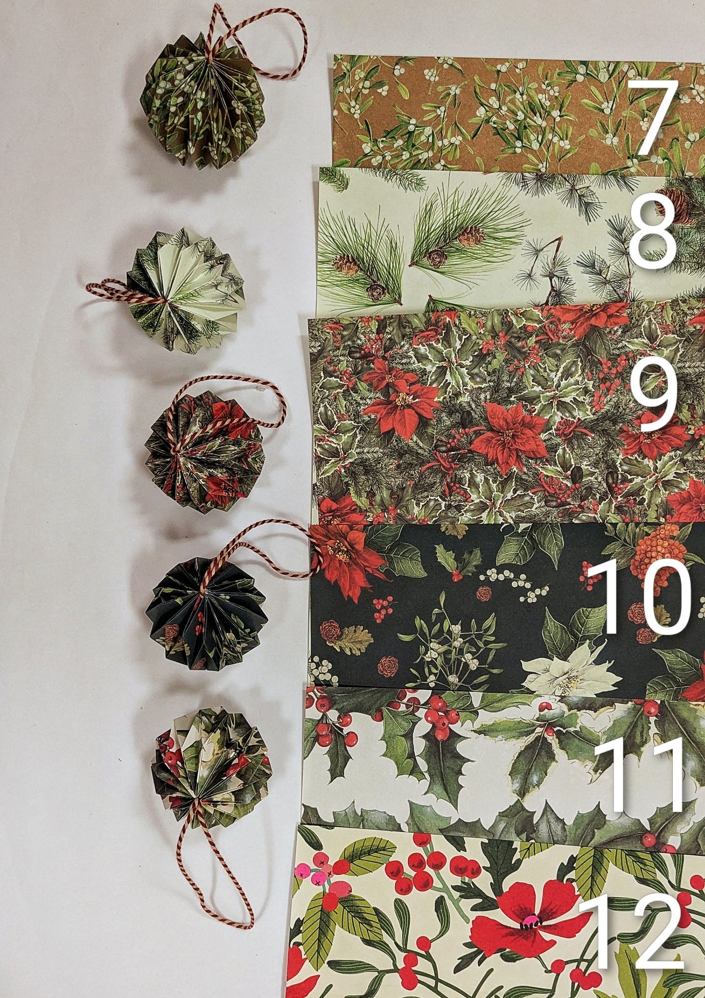 Ornamento natalizio - stella origami