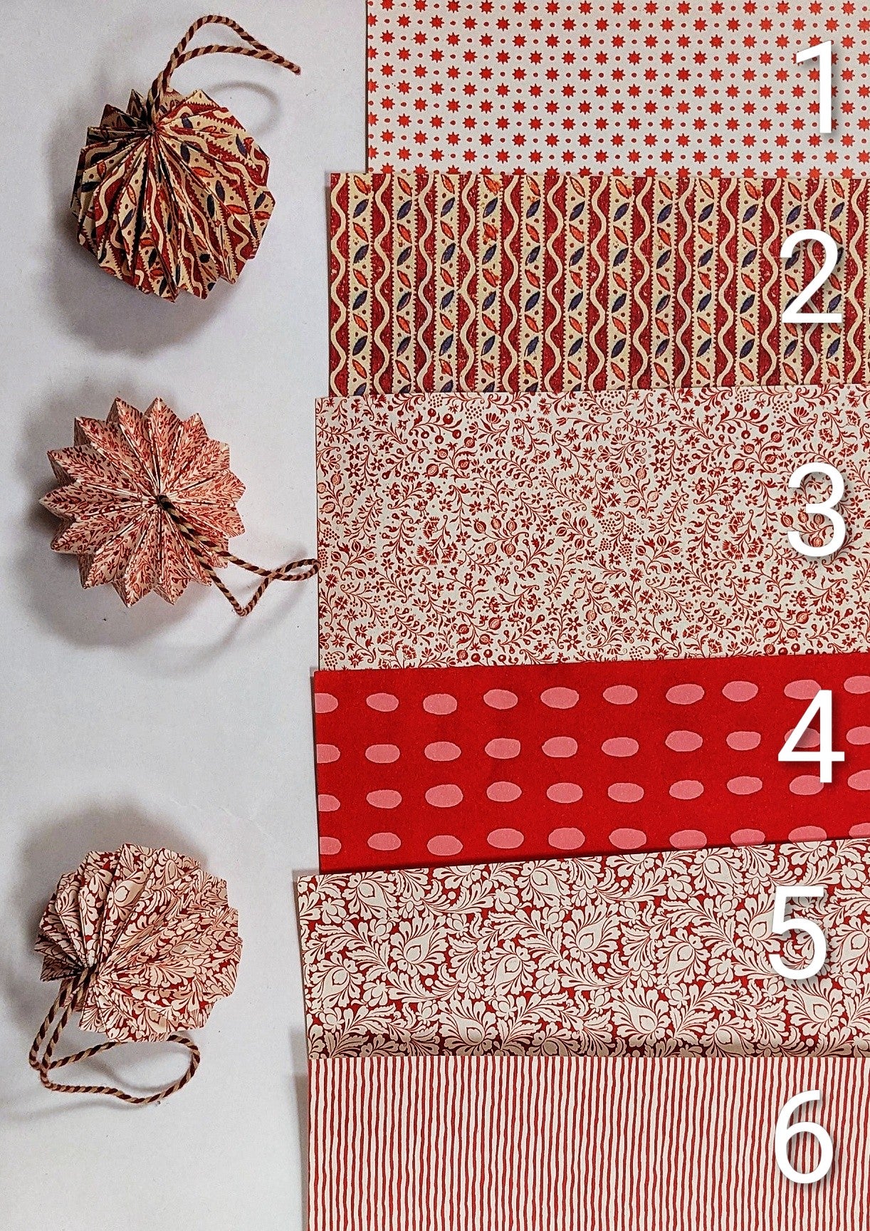 Ornamento natalizio - stella origami