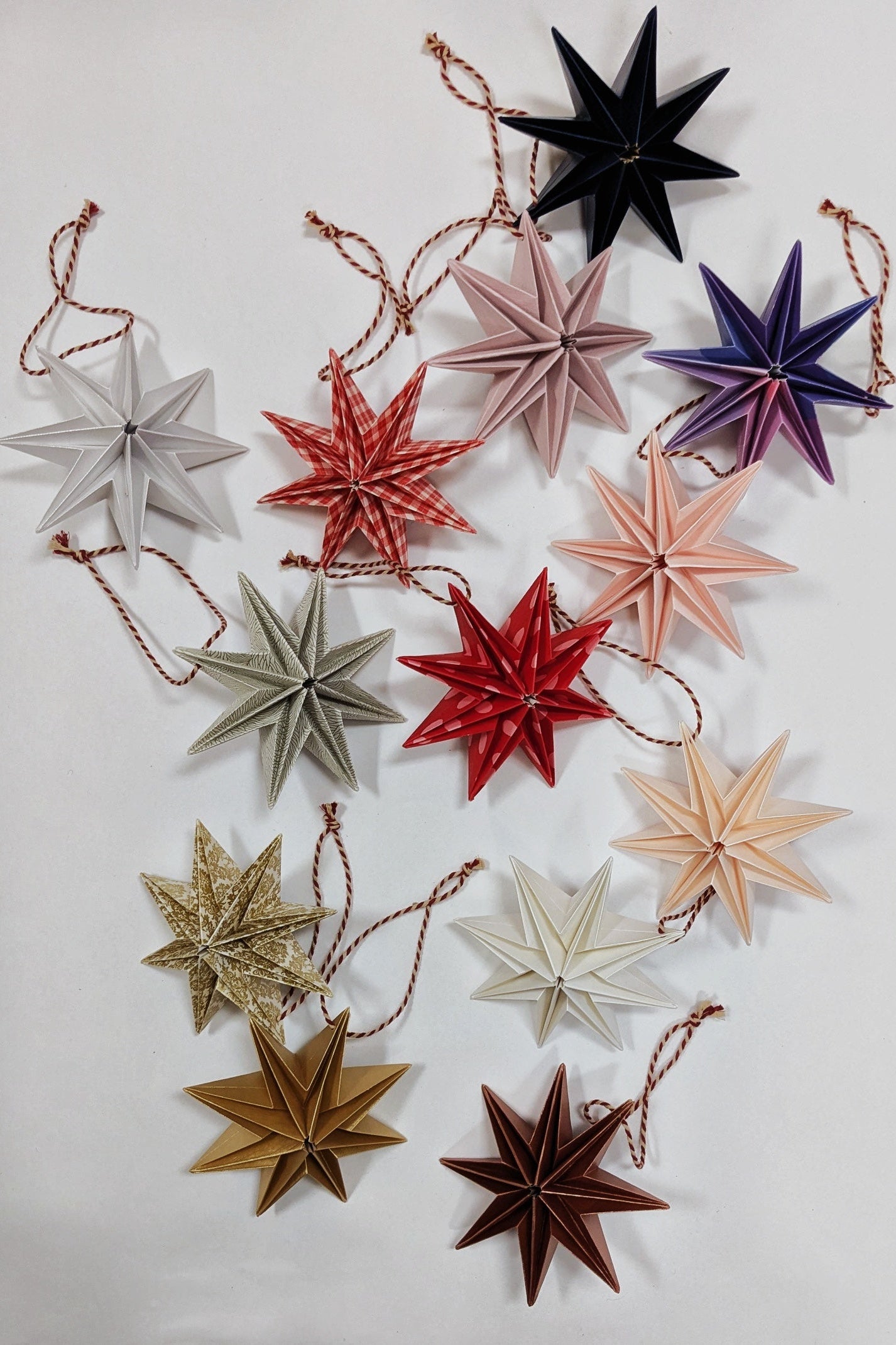 Ornamento natalizio - stella origami